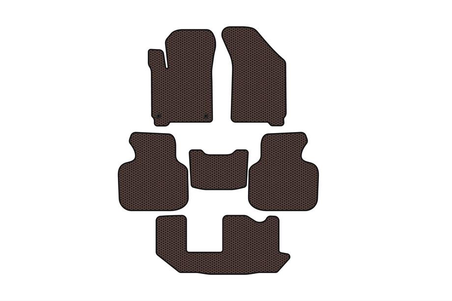 Dodge Journey 2008-2020 Gummimatten Carsuit (2011-2020, 3 Reihen, 7-Sitzer, braun) Foto 1