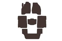 Ford Explorer 2011-2019 Gummimatten Carsuit (2017-2019, 3. Reihe, 7-Sitzer, braun) Foto 1