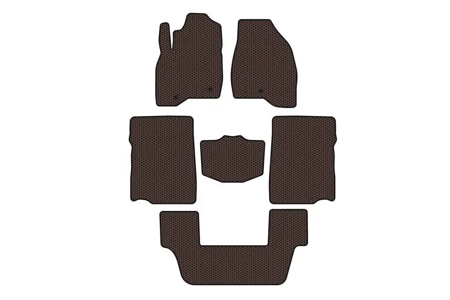 Ford Explorer 2011-2019 Gummimatten Carsuit (2017-2019, 3. Reihe, 7-Sitzer, braun) Image
