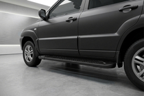 Kia Sportage 2004-2010 Trittbretter Allmond Black (2 Stk., Aluminium) Foto 1