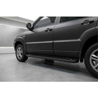 Trittbretter Allmond Black (2 Stk., Aluminium) Kia Sportage 2004-2010 Foto 1