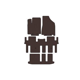 Gummimatten Carsuit (3 Reihen, braun) Nissan Pathfinder R52 2012-2021 Foto 1