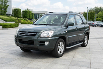 Kia Sportage 2004-2010 Seitenschweller Tayga Grey (2 Stk., Aluminium) Foto 1