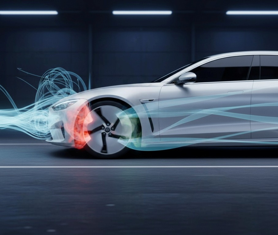 Wie beeinflussen Autoreifen die Aerodynamik?
