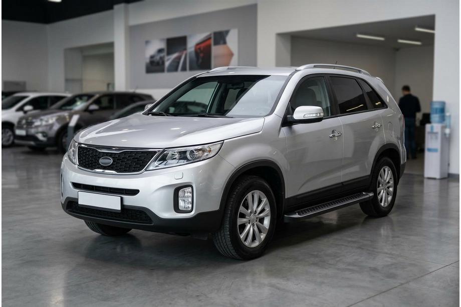 Kia Sorento II XM 2009-2014 Trittbretter Allmond Black (2 Stk., Aluminium) Image