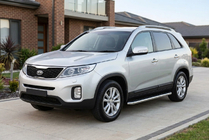 Kia Sorento II XM 2009-2014 Trittbretter Maydos V1 (2 Stk., Aluminium & Edelstahl) Foto 1