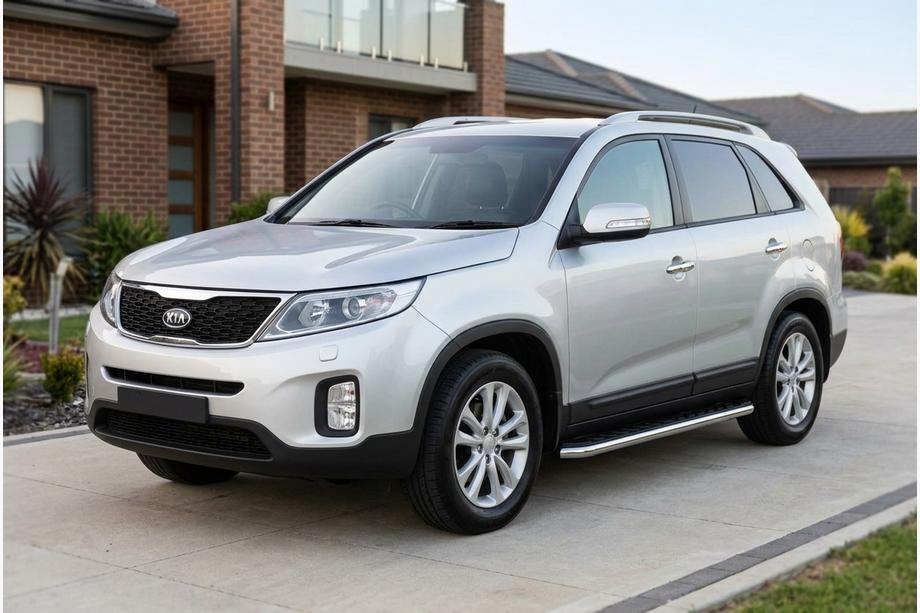 Kia Sorento II XM 2009-2014 Trittbretter Maydos V1 (2 Stk., Aluminium & Edelstahl) Image