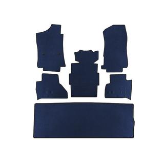 EVA Fußmatten (3 Reihen, Blau)