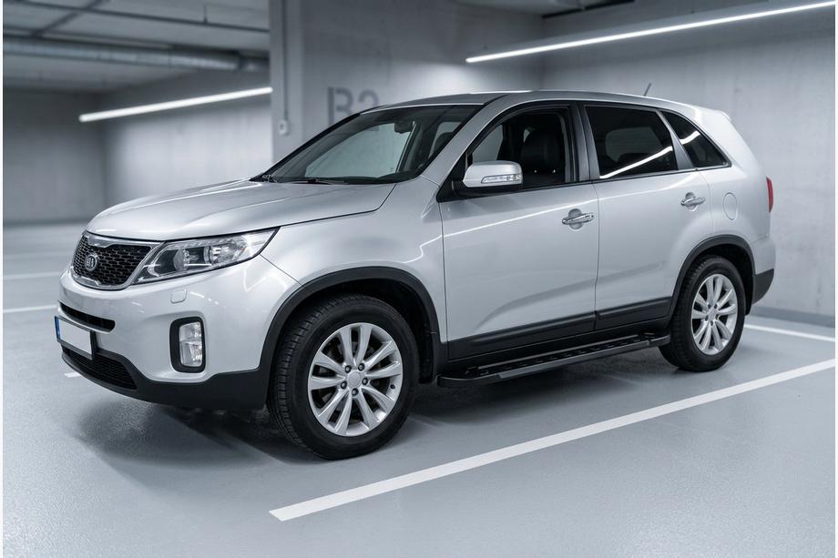 Kia Sorento II XM 2009-2014 Seitenschweller RedLine Black (2 Stk., Aluminium) 2013-2016 Image