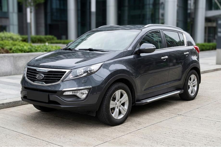 Kia Sportage 2010-2015 Seitenschweller Line (2 Stk., Aluminium) Image