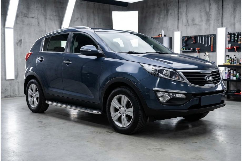 Kia Sportage 2010-2015 Seitenschweller Maydos V1 (2 Stk., Aluminium) Image