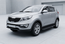 Kia Sportage 2010-2015 Seitenschweller Bosphorus Black (2 Stk., Aluminium) Foto 1
