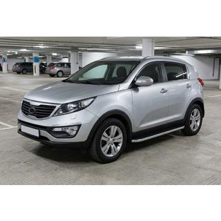 Seitenschweller Tayga Grey (2 Stk., Aluminium) Kia Sportage 2010-2015 Foto 1