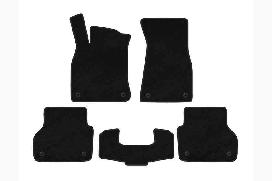 Audi A6 C8 2018–2025 Textil Fußmatten Classic V1 (Schwarz) Image