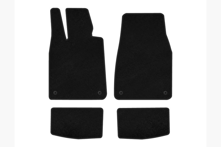 Porsche Taycan 2019- Textil Fußmatten Classic (2021-, Schwarz) Image