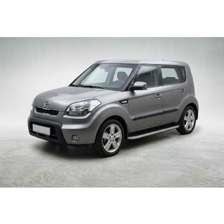 Seitenschweller Tayga Grey (2 Stk., Aluminium) Kia Soul I 2008-2013 Foto 1