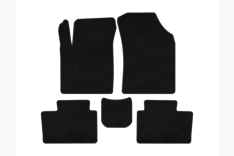 JAC iEV7S 2017-2023 Textil Fußmatten Premium (Schwarz) Image