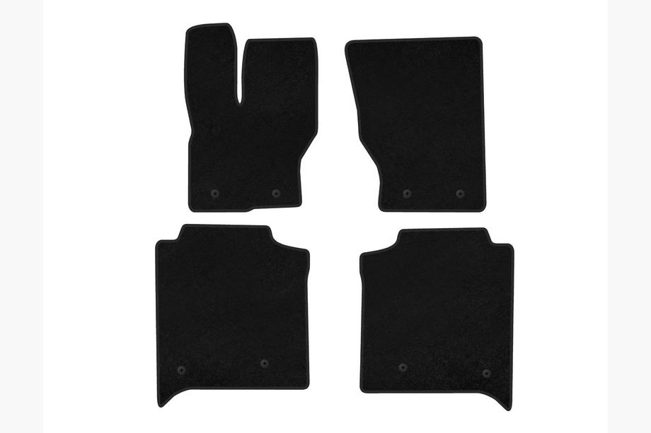 Range Rover IV L405 2013-2021 Textil Fußmatten Premium (Long, Rücksitzreihe mit Konsole, Schwarz) Image