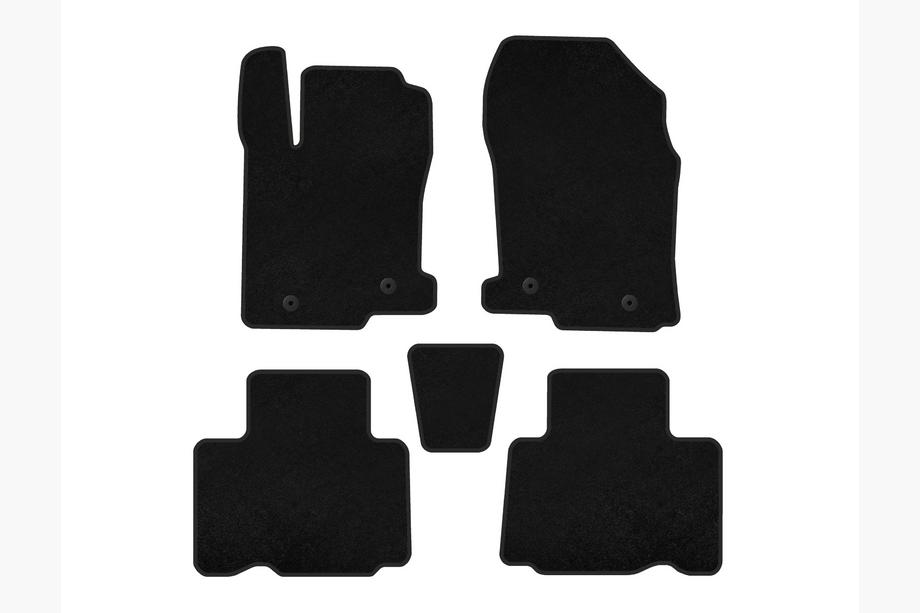 Lexus NX 2014-2021 Textil Fußmatten Premium (Schwarz) Image
