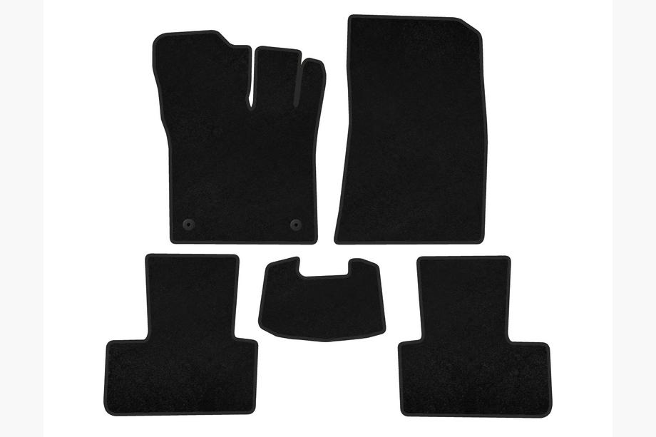 Renault Captur 2019- Textil Fußmatten Premium (Schwarz) Image