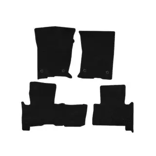 Textil Fußmatten Deluxe (Schwarz)