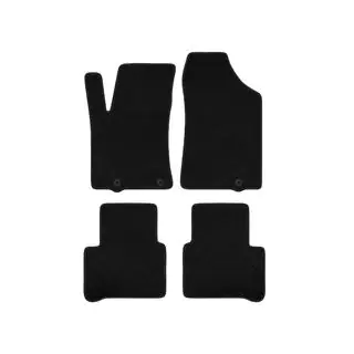Textil Fußmatten Deluxe (SD, Schwarz)