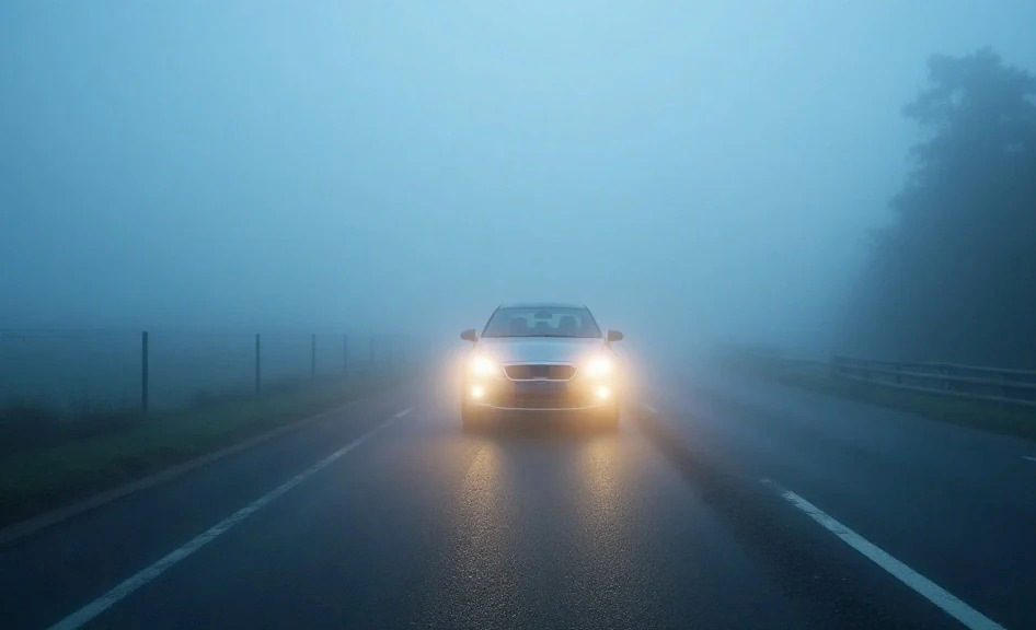 Wie sollten Autofahrer bei dichtem Nebel auf der Straße handeln?
