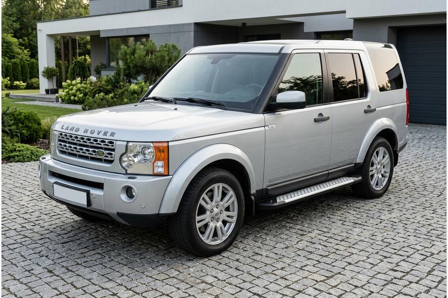 Land Rover Discovery III 2004–2009 Trittbretter Allmond Grey (2 Stk., Aluminium) Image