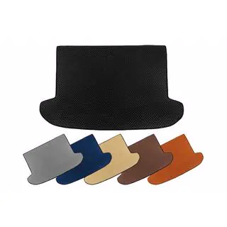 EVA Kofferraummatte (7-Sitzer mit umgeklappter 3. Sitzreihe, Schwarz)