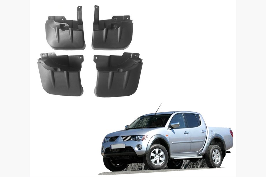 Mitsubishi L200 2006-2015 Premium Schmutzfänger (4 Stk) Image