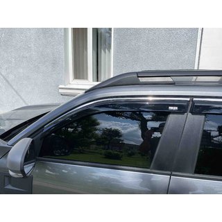 Windabweiser mit Chromleiste Niken Luxury (4 Stk) Dacia Duster 2024- Foto 3
