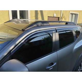 Windabweiser mit Chromleiste Niken Luxury (4 Stk) Foto 1