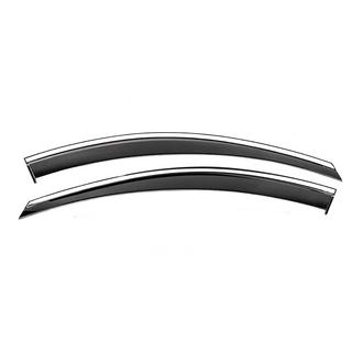 Vordere Windabweiser mit Chromleiste Niken Luxury (2 Stk.) Chevrolet Captiva 2006-2019