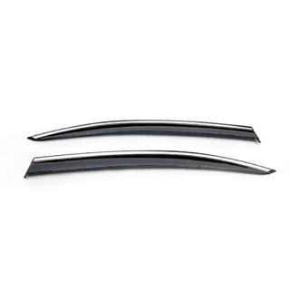 Windabweiser mit Chromleiste LiftBack hinten (2 Stk, Niken) Skoda Octavia III A7 2013-2019
