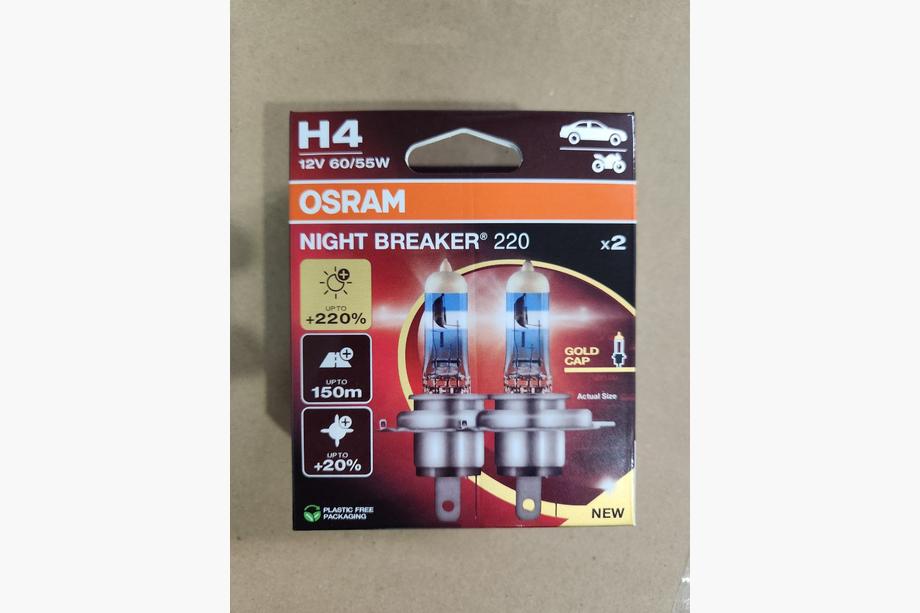 Osram H4 60/55W Night Breaker Laser +220% Hauptscheinwerferlampe Image