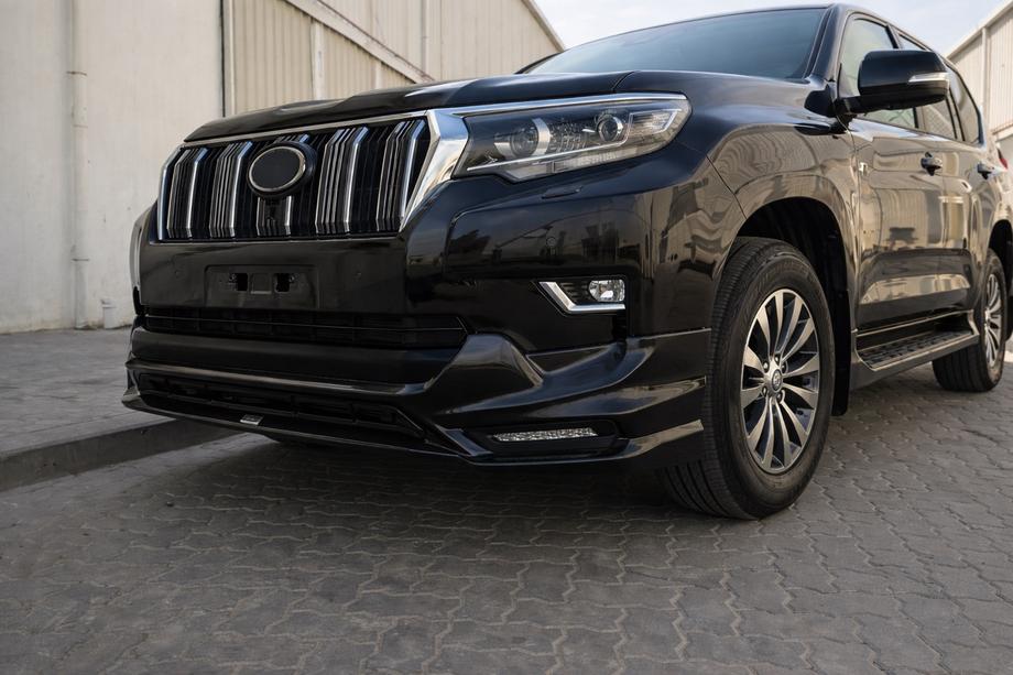 Toyota Land Cruiser Prado 150 2009-2023 Frontstoßstangenlippe TRD (2017-) Schwarz Foto 2