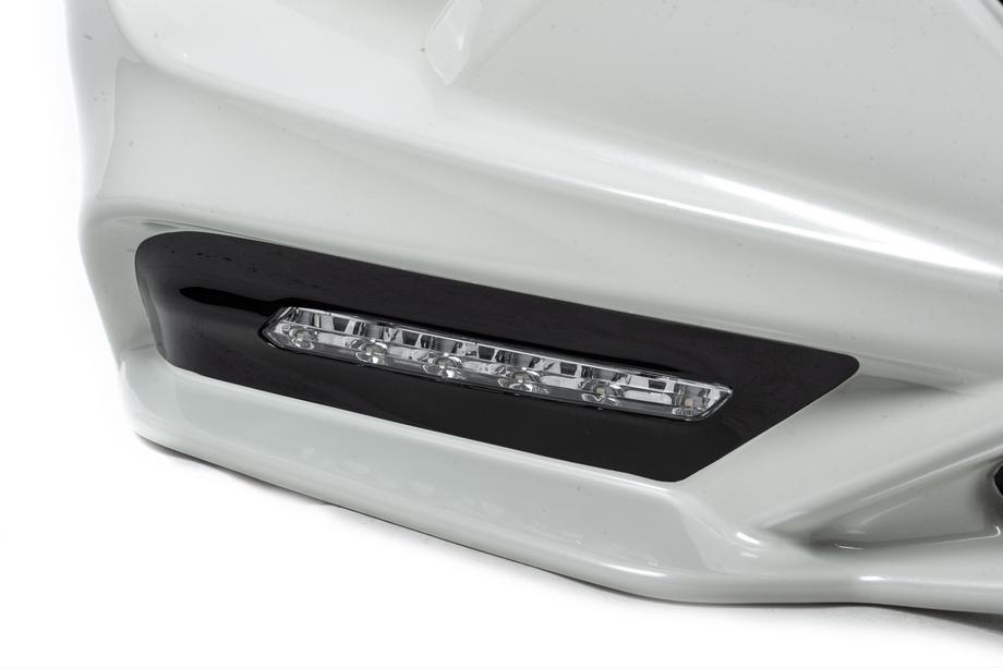 Toyota Land Cruiser Prado 150 2009-2023 Frontstoßstangenlippe TRD (2017-) Schwarz Foto 10