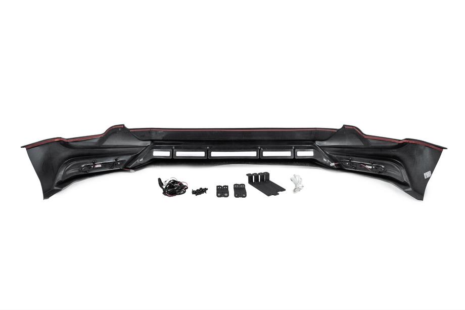 Toyota Land Cruiser Prado 150 2009-2023 Frontstoßstangenlippe TRD (2017-) Schwarz Foto 12