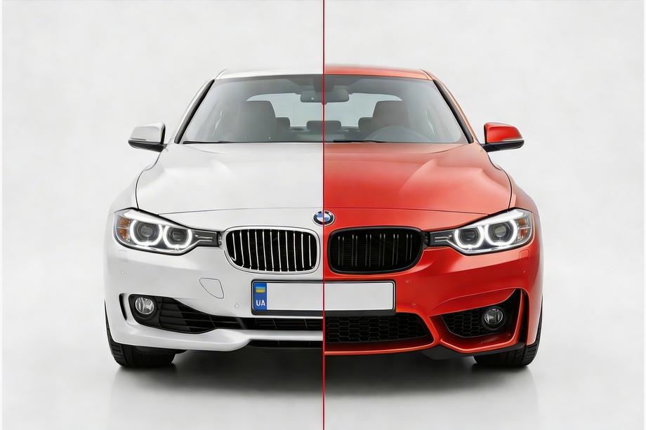 BMW 3 Series F30/F31 2012-2019 Bodykit-Set (F80 M3, mit Nebelscheinwerfer-Aussparungen) Foto 1