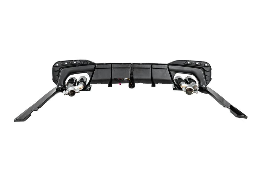 BMW 5er G30/G31 2017–2023 Heckdiffusor mit Endrohrblenden im BMP-Style (für M-Sport/M5 F90) Foto 8