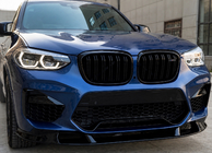 BMW X3 G01 2018- Frontlippe 3D (für F97 2018-2022, Schwarz Glanz) Foto 1