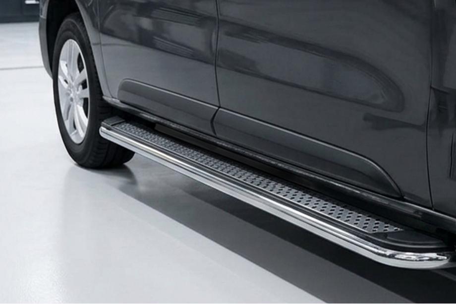 Fiat Scudo 2022- Seitenschweller Maydos V2 (2 Stk., Aluminium & Edelstahl) Image