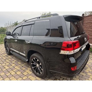 Windabweiser mit Chromleiste Niken Luxury (4 Stk) Toyota Land Cruiser 200 2007-2021 Foto 4