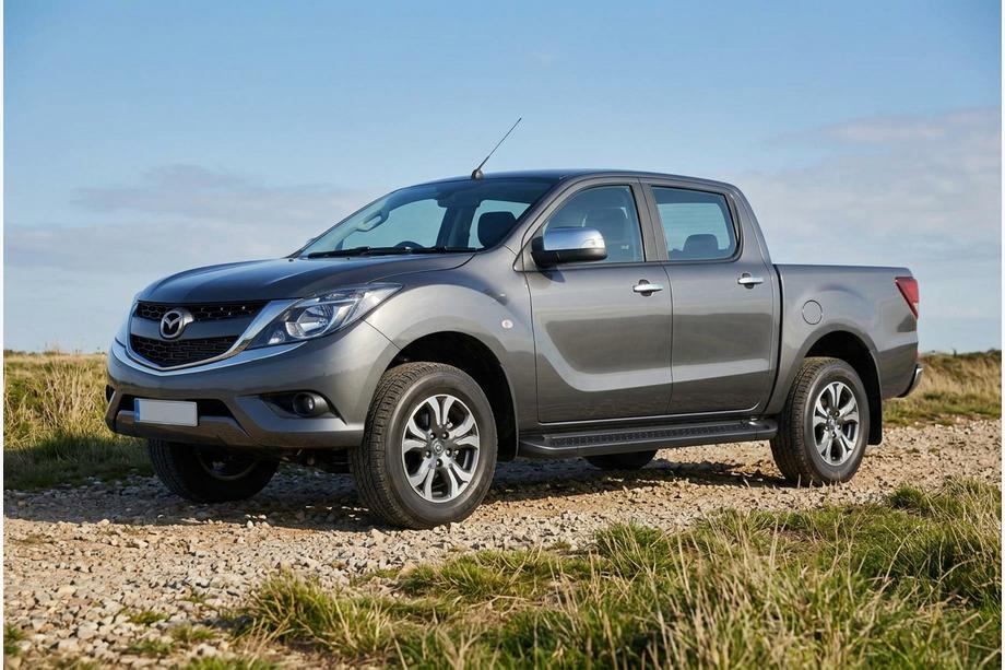 Mazda BT-50 2012- Trittbretter Allmond Black (2 Stk., Aluminium) Image