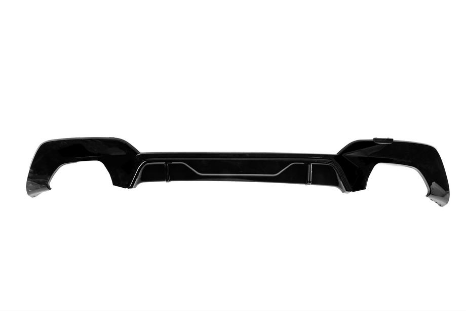 BMW 3 Series G20/G21 2018- Heckdiffusor (für M-Sport 2018-2022, für rechteckige Endrohre, ABS) Foto 3