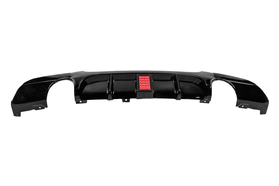 BMW 3 Series E90/E91 2005-2011 Heckdiffusor für doppelseitigen Einzelendrohr LED (für M-Sport, ABS) Foto 4