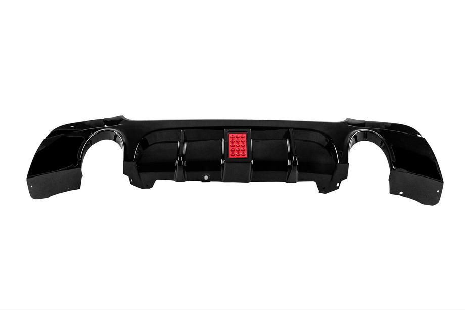 BMW 3 Series E92/E93 2006–2013 Heckdiffusor für doppelseitigen Einzelendrohr LED (für M-Sport, ABS) Foto 4
