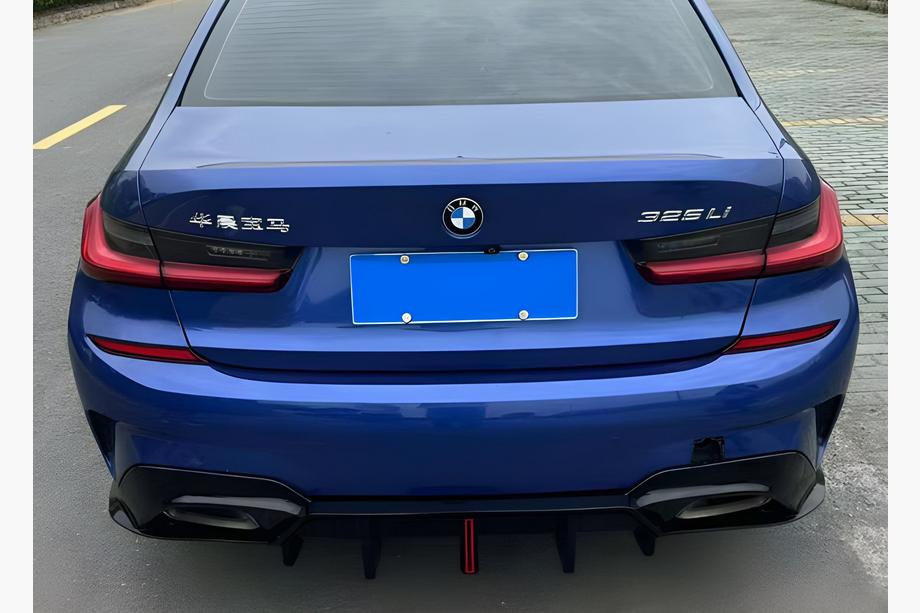 BMW 3 Series G20/G21 2018- Heckdiffusor B-Style LED (für M-Sport 2018-2022, ABS) Image