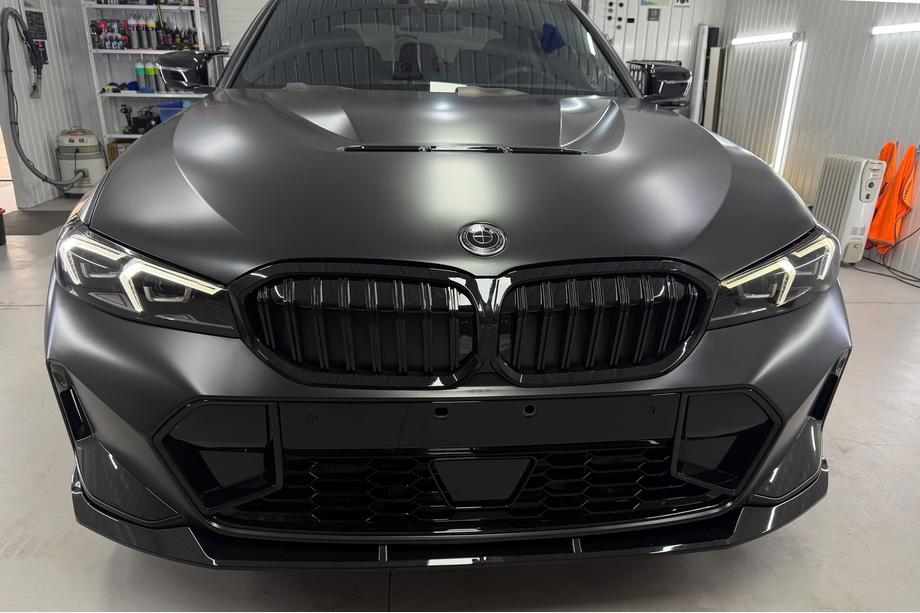 BMW 3 Series G20/G21 2018- Frontlippe FD-Style für M-Sport 2023+, ABS Foto 9