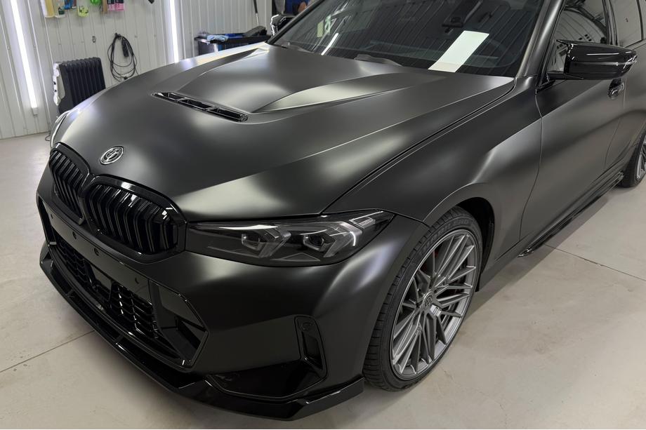 BMW 3 Series G20/G21 2018- Frontlippe FD-Style für M-Sport 2023+, ABS Foto 2